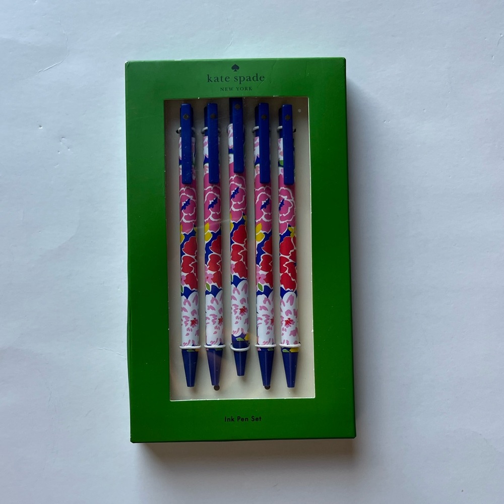 Kate Spade Black Ink Pen Set (5 Pens) - Picture 1 of 4